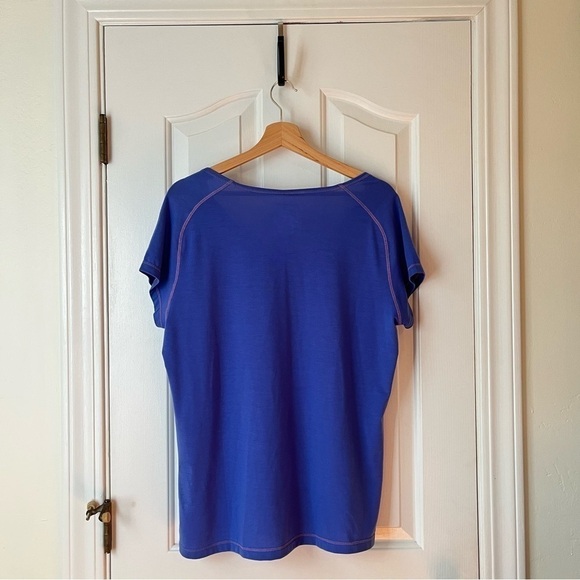 NWT Merrell | Ionic Shirt Blue Purple Hiking Workout XL UPF Protection Outdoors - Picture 3 of 10